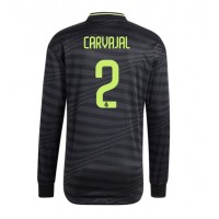 Fotbalové Dres Real Madrid Daniel Carvajal #2 Alternativní 2022-23 Dlouhý Rukáv